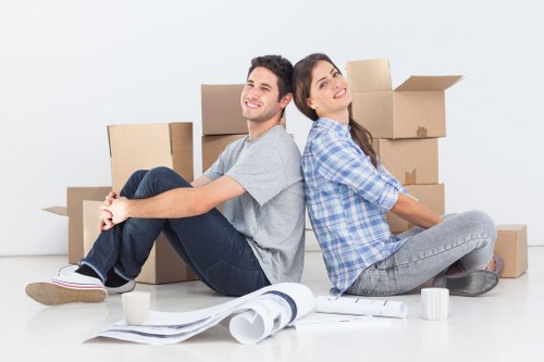 Packing and protecting furniture for a Wapping flat move