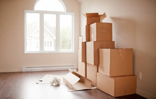 Staff training and safe lifting practices for a moving job