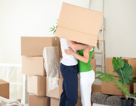 Checklist and moving supplies prepared for a home relocation in Wapping